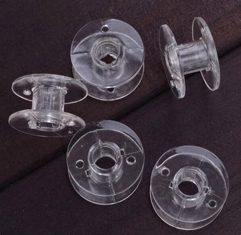 Clear Plastic Sewing Bobbins Spool Threads Empty Spools For Brother