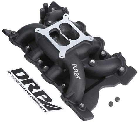 Black Drp 2v Intake Manifold Dual Plane Air Gap Performer Ford