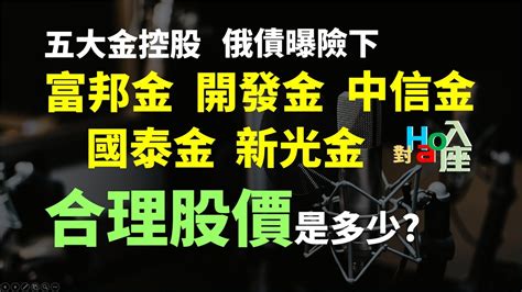 金融股俄債踩雷 五大金控：中信金、開發金、國泰金、富邦金、新光金，目前合理價是多少 Haoway 對hao入座 Youtube