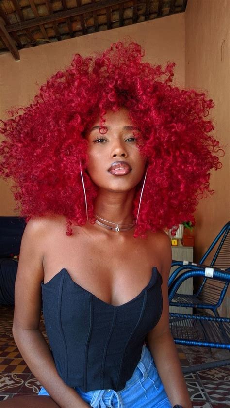 Pin By Pilar Jones On Natural Hair In Red Curly Hair Hair Color