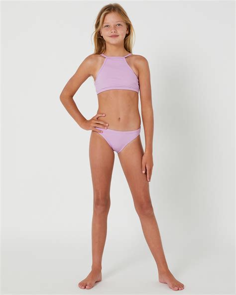 Rip Curl Lux Rib Bikini Teens Violet Surfstitch