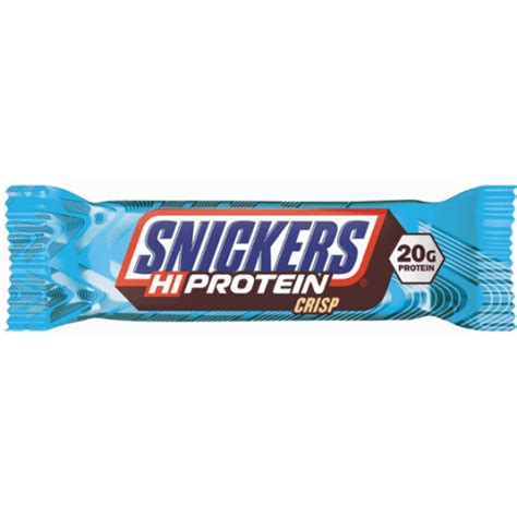 SNICKERS Hi Protein Crisp 20G de Protéine 55g Pharmacie en