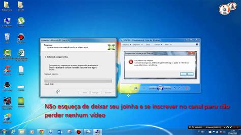 Como Resolvo O Problema Do Erro DXError Log E DirectX Log1 YouTube