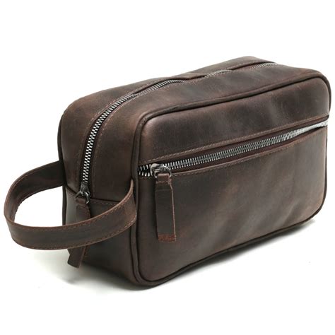 Necessaire Masculina De Couro Legítimo Organizador Viagem Executiva