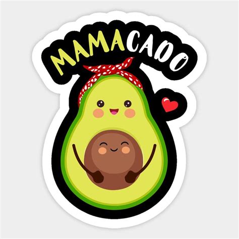 Mamacado Avocado Pregnant Mom Pregnancy Announcement Gift By A Lissa In