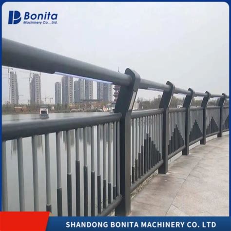 Anti Fall Bridge Guardrail Stainless Steel Motorway Bridge Guard Rail ...