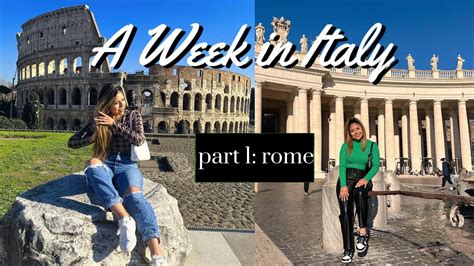 A WEEK IN ITALY VLOG 2022 Part 1 Rome Colosseum Pantheon Vatican