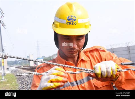 Bandung Indonesia Th Apr A Worker Works At A Construction