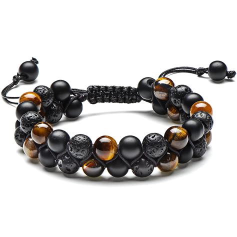 Amazon Triple Protection Bracelet For Men And Woman Tiger Eye