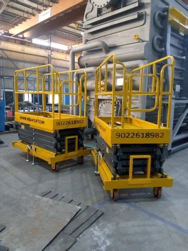 Working Height Feet Hydraulic Scissor Lift Capacity Kg At Rs