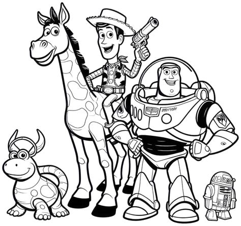 Toy Story Coloring Pages 42 Fun Filled Coloring Sheets