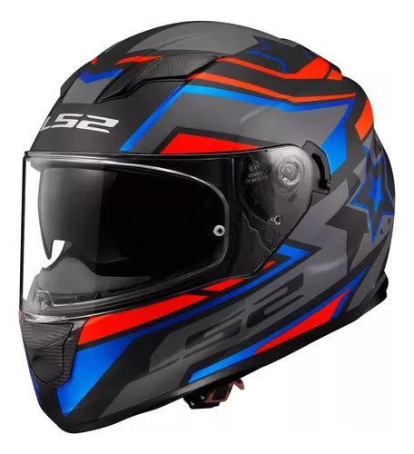 Casco Integral Ls Stream Evo Fast Doble Visor Fas Motos