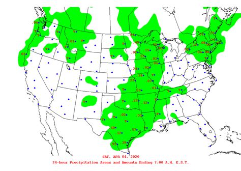 24 hour rainfall totals - laderrobot