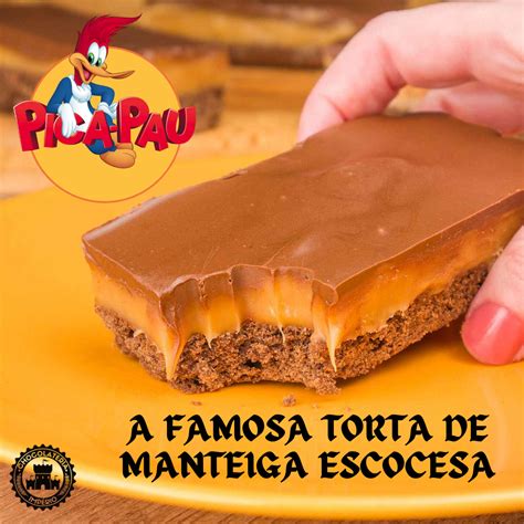 J Provou A Famosa Torta De Manteiga Escocesa Do Pica Pau O Famoso