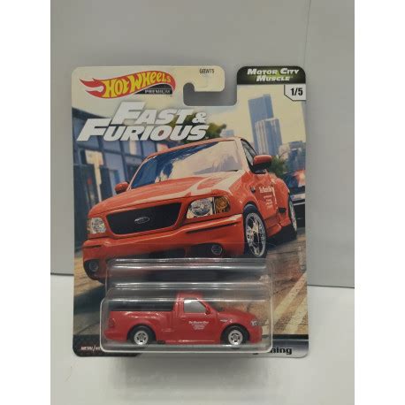FORD F 150 SVT FAST FURIOUS 1 5 MOTOR CITY MUSCLE 1 64 HOT WHEELS PREMIUM BCN STOCK CARS