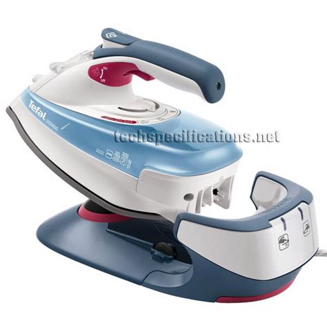 Tefal FV9910 Freemove Cordless Steam Iron Tech Specs