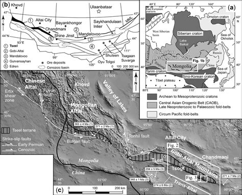 Maps Showing The Location And Geodynamic Context Of The Tseel Terrane