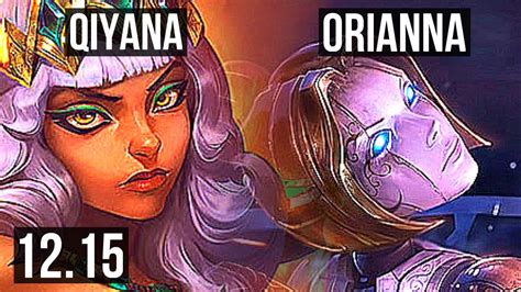 QIYANA Vs ORIANNA MID Legendary 19 3 5 400 Games EUW Master