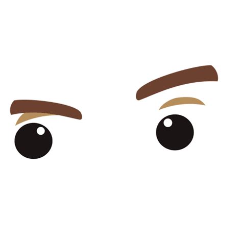 Funny eyes expression - Transparent PNG & SVG vector file