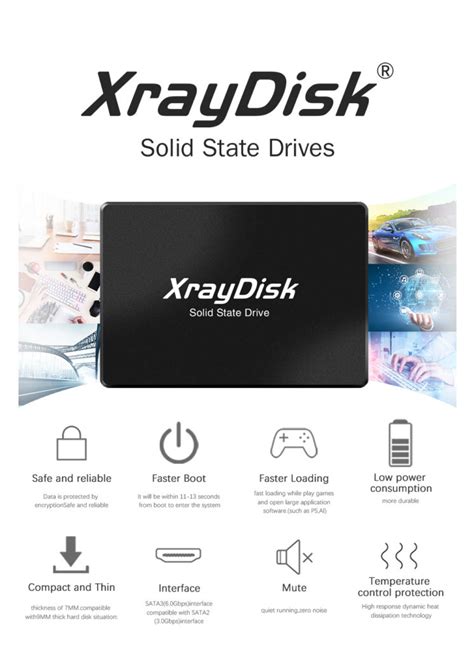 Xraydisk Sata3 Ssd 60GB 128GB 240GB 120GB 256GB 480GB 500gb 1TB Hdd 2 5