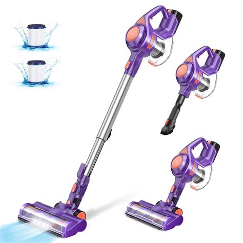 Buy Moosoo Stick Vacuum Cleaner 24Kpa Cordless Vacuum With Ergonomic