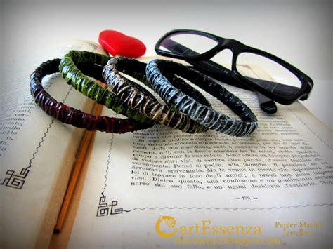 Cartessenza Gioielli In Cartapesta Bracciali Bangles Ancora Novit