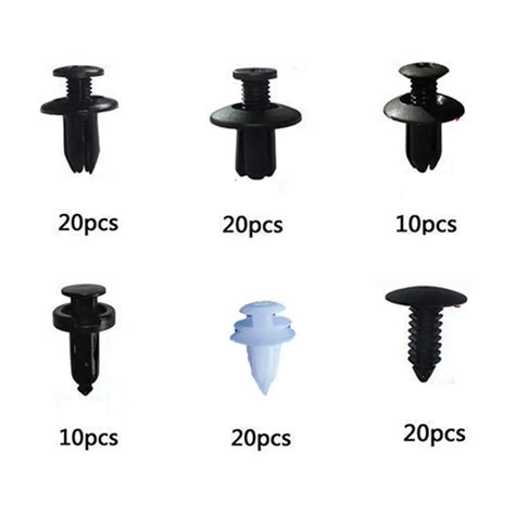 Nylon Bumper Fastener Rivet Clip Fenders Bumper Guard Retainer Car Cars