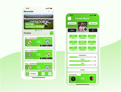 Football app design by Irsad Waroid on Dribbble