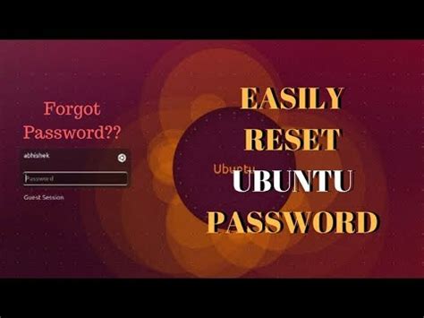 Forgot Ubuntu Password Here S How To Reset User Password In Ubuntu