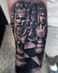 Incre Bles Tatuajes De Ajedrez Y Sus Significados Tatuajes