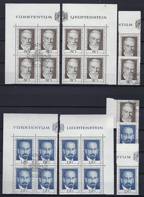 Block Serie F Rstentum Lichtenstein Gest Postfrisch Kaufen Auf