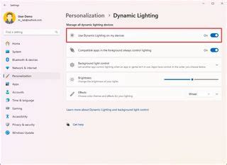 How To Get Started Setting Up Windows Dynamic Lighting Windows Central