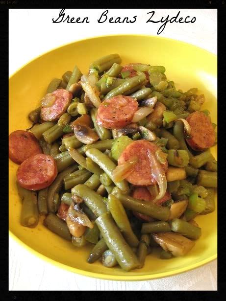 Green Beans Zydeco With Sausage Louisiana Recipes