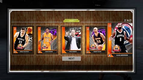 Nba 2k16 Myteam Starting Pack Opening Youtube