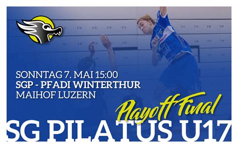 SG Pilatus Handball Vorschau Playofffinal Heimspiel Der U17 Elite