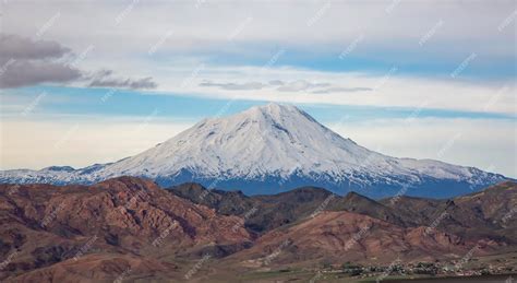 Premium Photo | Breathtaking view of agri dagi - mount ararat, mount ...