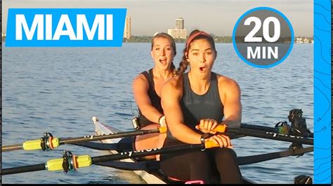 Minute Hiit Rowing Workout In Miami Youtube