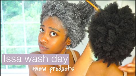 C Natural Hair Wash Day Start To Finish New Products Youtube