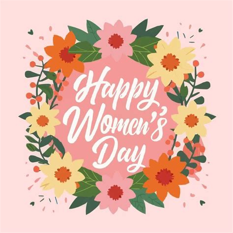 Premium Vector 8 March Womens Day Greeting Card Design