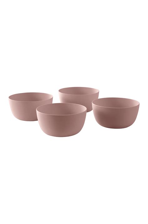 WILLO PICNIC skål 4 pack ø 14 cm Rosa Kök dukning Jotex