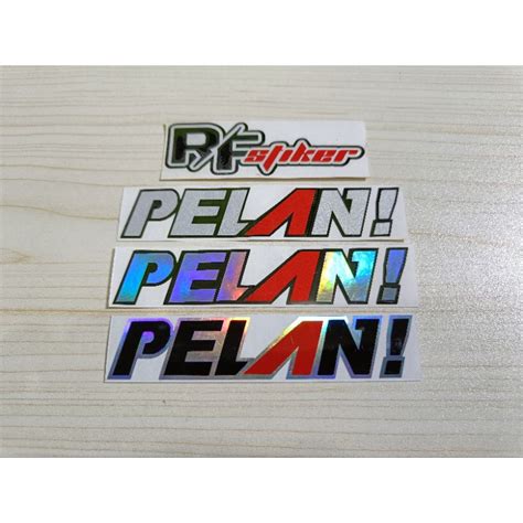 Jual Stiker Pelan Sticker Motor Cutting Viral Shopee Indonesia