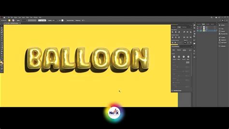 Illustrator Tutorial How To Create Balloon Text Effect In Illustrator