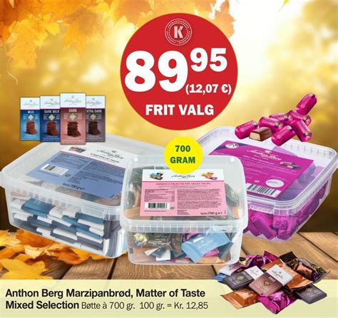 Anthon Berg Marzipanbr D Matter Of Taste Mixed Selection Tilbud Hos