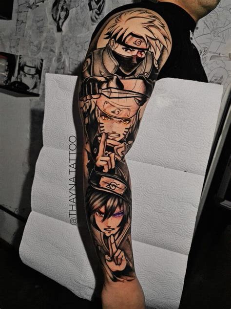 Discover Naruto Sleeve Tattoos Super Hot In Cdgdbentre