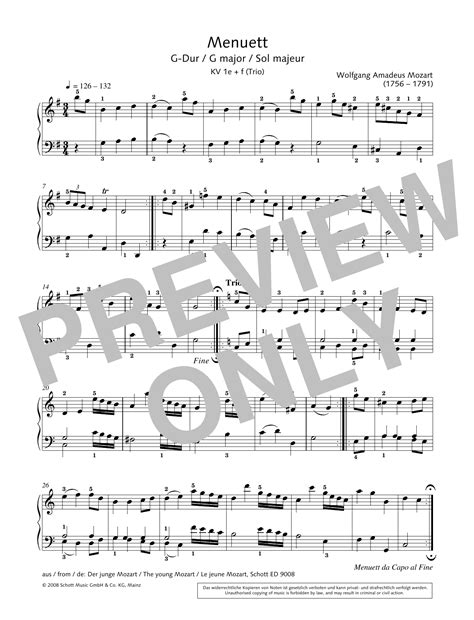 Minuet In G Major By Hans Gunter Heumann Sheet Music For Piano Solo At