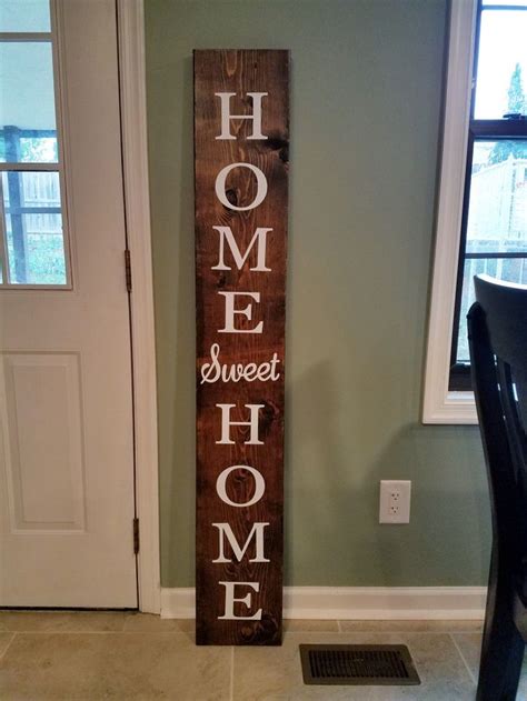 Home sweet home porch sign. | Door signs diy, Porch signs, Front porch ...