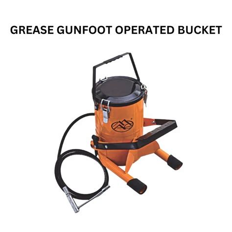 Grease Gun Foot Operated Bucket Capacity 10 Kg At Rs 7500 Piece In Rajkot