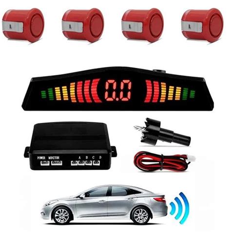 Sensor Estacionamento R Automotivo Universal Sensores Display