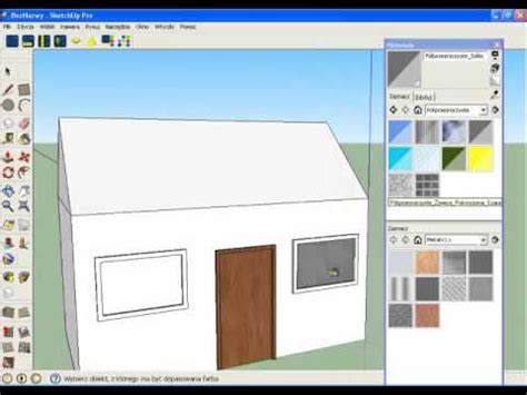 Google Sketchup Modelowanie Prostego Domku Youtube