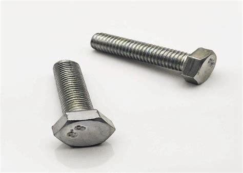 DIN 933 DIN931 Galvanized Carbon Steel Hex Bolts Bolt M10 25 Grade 4 8